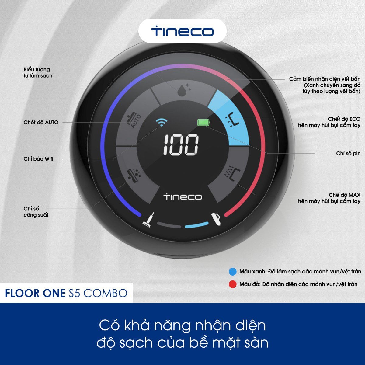 Máy hút bụi Tineco S5 Combo hút bụi và lau nhà 2 trong 1 – ảnh 4