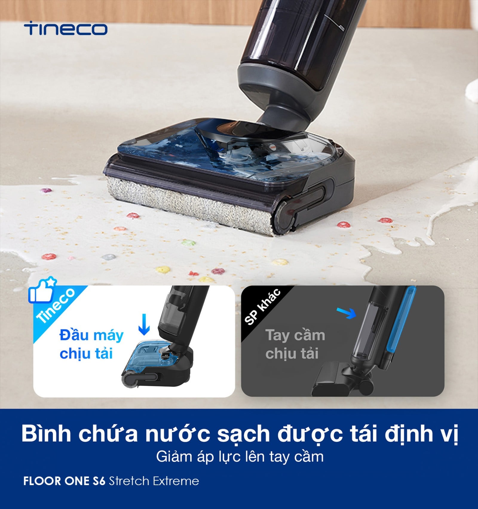 Máy hút bụi lau nhà Tineco S6 Stretch Extreme – ảnh 6