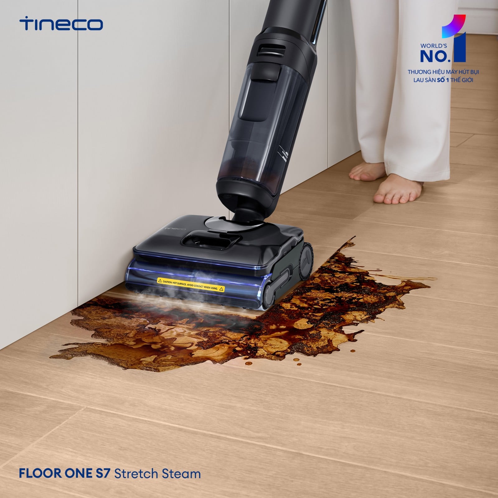 Máy hút bụi lau nhà Tineco S7 Stretch Steam – ảnh 3