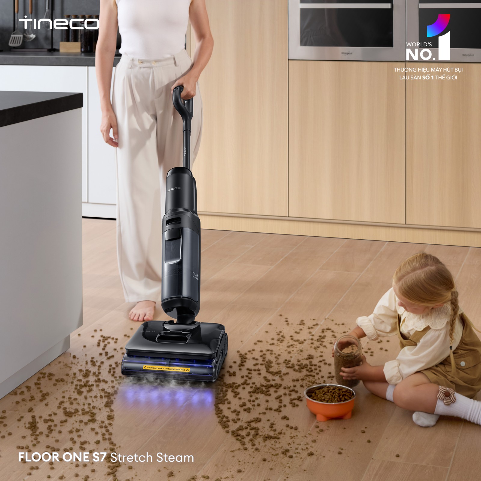 Máy hút bụi lau nhà Tineco S7 Stretch Steam – ảnh 4