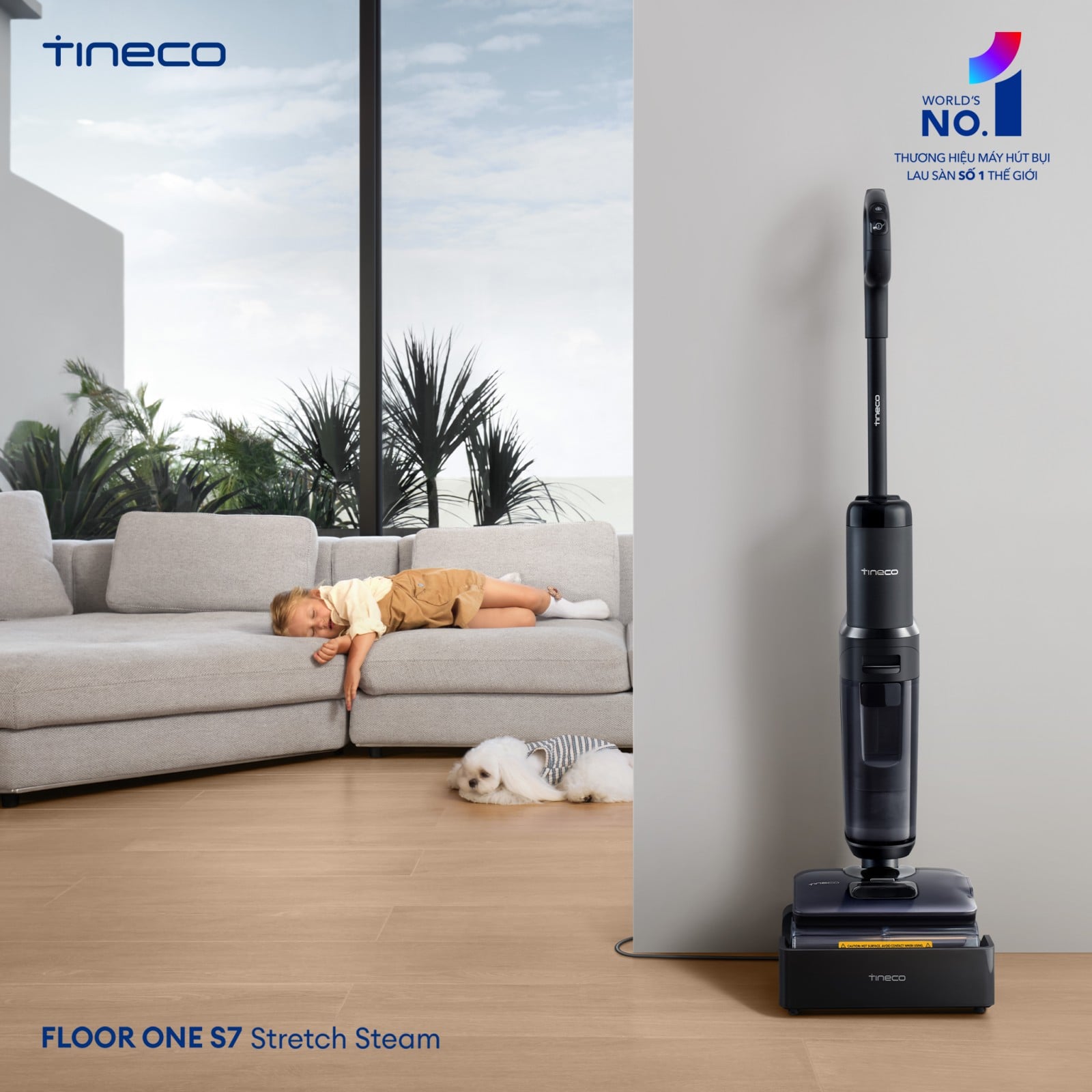 Máy hút bụi lau nhà Tineco S7 Stretch Steam – ảnh 8