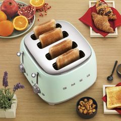 Máy Nướng Bánh Mì Smeg TSF03PGEU Pastel Green ảnh 5