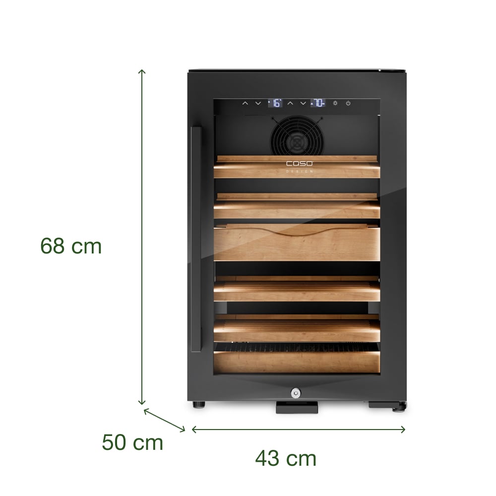 Tủ bảo quản cigar Caso 676 Humidor H45 200 điếu – ảnh 7