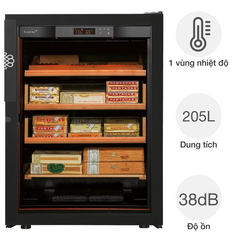 Tủ bảo quản cigar EuroCave V-CIGAR-S 1000 điếu