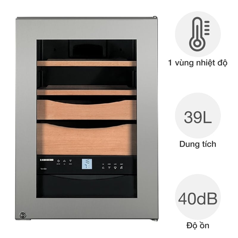 Tủ bảo quản cigar Liebherr ZKES 453 200 – 430 điếu