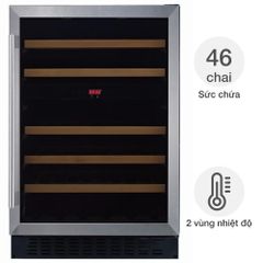 Tủ bảo quản rượu vang Brandt CAV80X 46 chai âm tủ ảnh 1