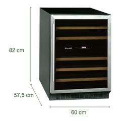 Tủ bảo quản rượu vang Brandt CAV80X 46 chai âm tủ ảnh 8