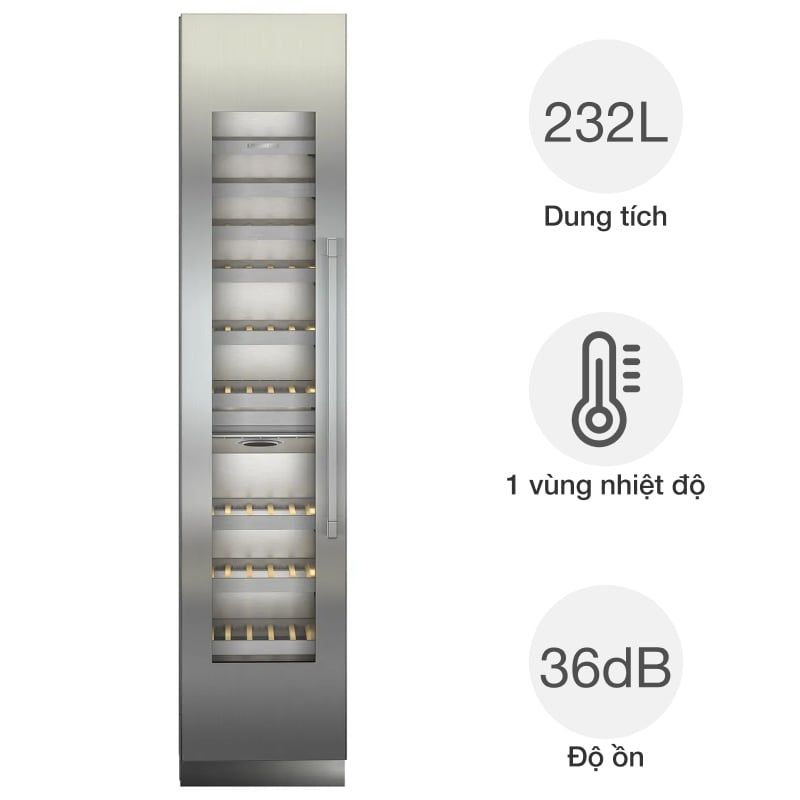 Tủ bảo quản rượu vang Liebherr EWPi 9471 Monolith 75 chai âm tủ