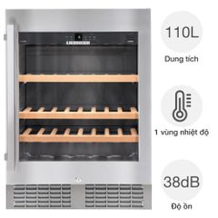 Tủ bảo quản rượu vang Liebherr UWKes 1752 GrandCru 46 chai âm tủ