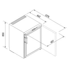 Tủ bảo quản rượu vang Liebherr WKb 1712 Barrique 63 chai độc lập ảnh 8