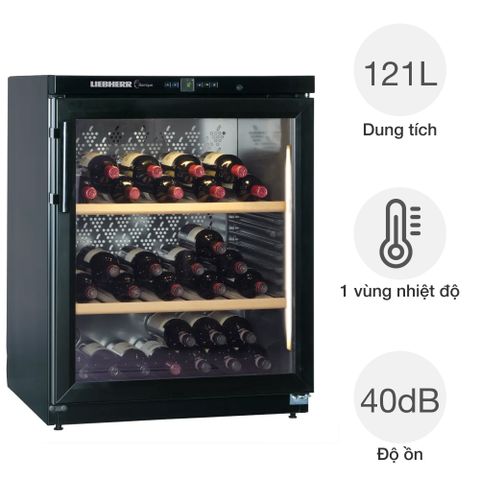 Tủ bảo quản rượu vang Liebherr WKb 1712 Barrique 63 chai độc lập