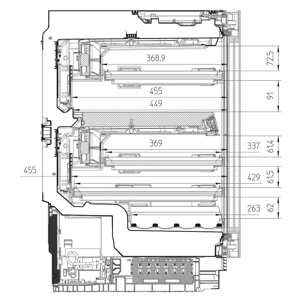 Tủ bảo quản rượu vang mini Miele KWTUS 7096 E MasterCool 32 chai âm tủ – ảnh 8