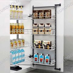 Tủ kho 4 tầng Eurogold EPL80445 - Inox, 45cm
