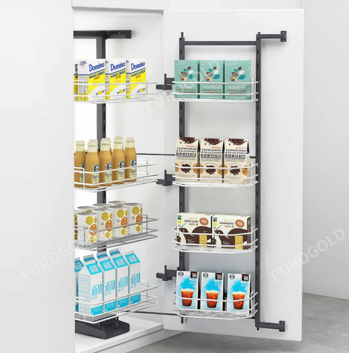 Tủ kho 4 tầng Eurogold EP80460 - Inox, 60cm
