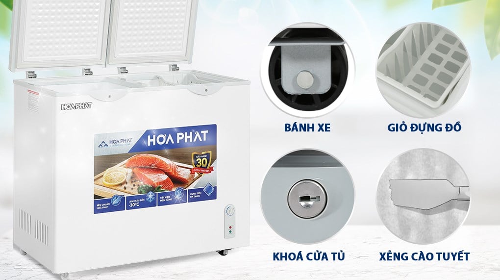 Tủ đông Hòa Phát 205 Lít HPF BD6205 – ảnh 3
