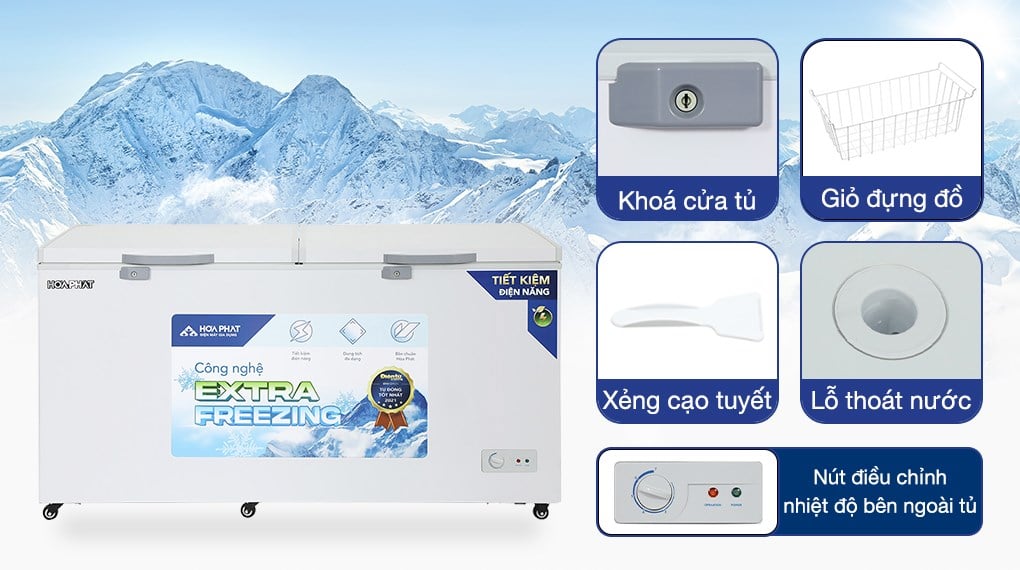Tủ đông Hòa Phát 544 lít HPF AD6544 – ảnh 4