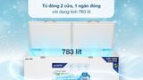  Tủ đông Hòa Phát 783 lít HPF AD6783 