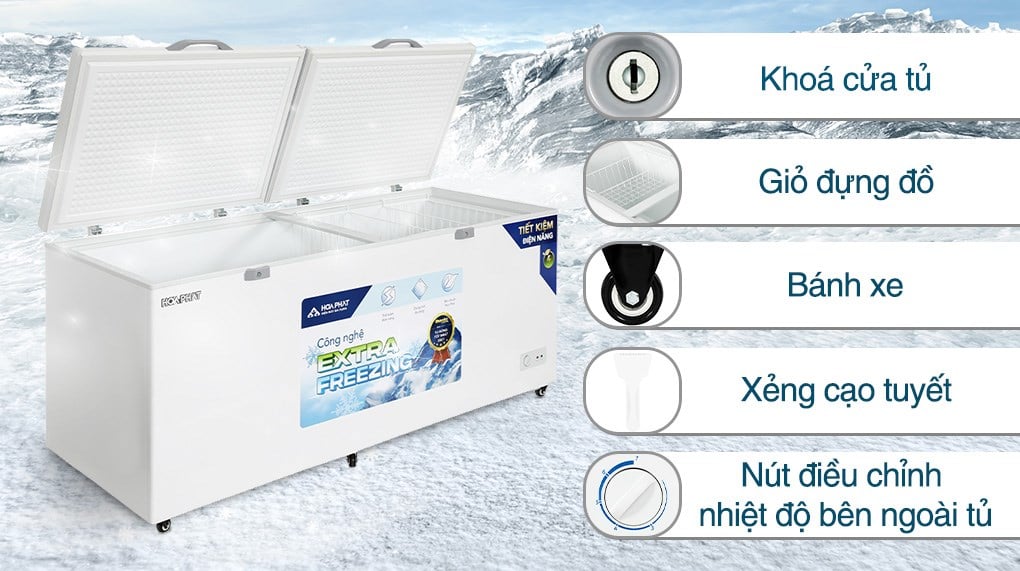 Tủ đông Hòa Phát 783 lít HPF AD6783 – ảnh 6