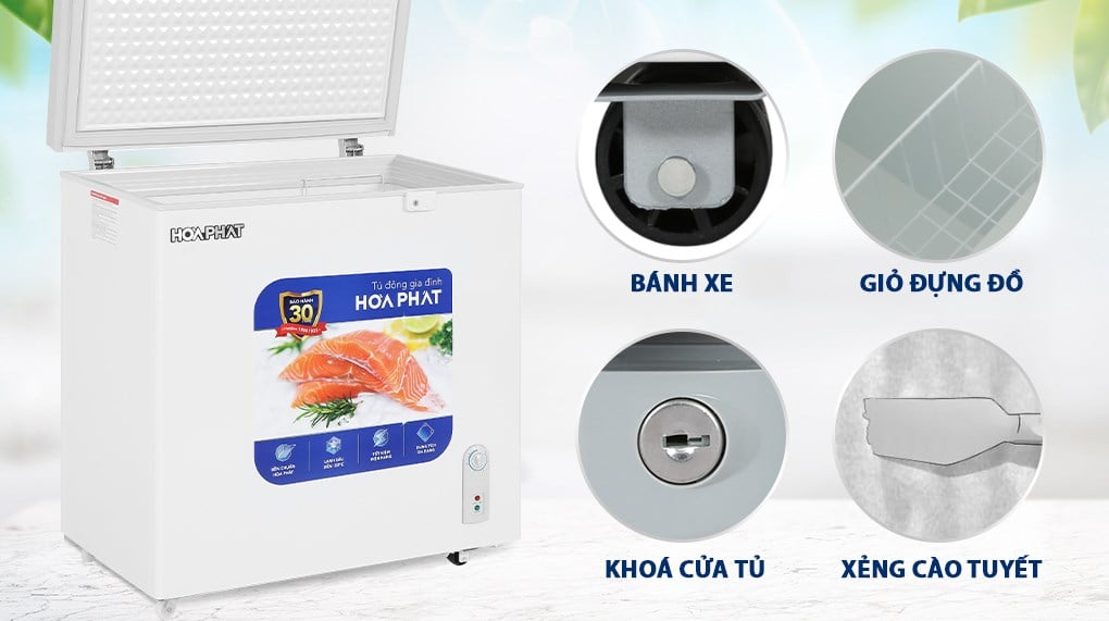 Tủ đông Hòa Phát 162 Lít HPF AD6162 – ảnh 2