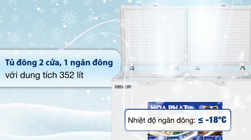 Tủ đông Hòa Phát 352 Lít HPF AD6352 – ảnh 3