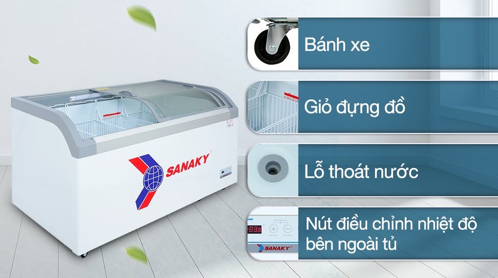 Tủ đông Sanaky 500 lít VH-888KA – ảnh 3