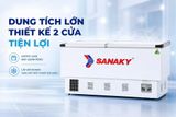  Tủ đông Sanaky 516 lít VH-999K 