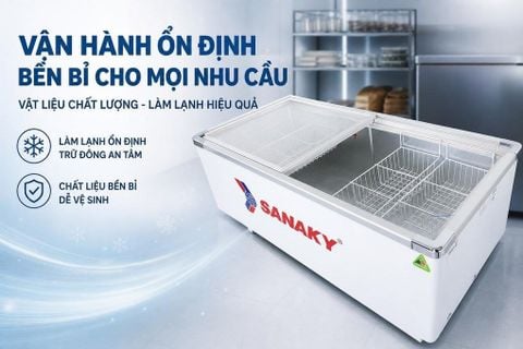 Tủ đông Sanaky 516 lít VH-999K