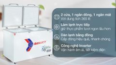 Tủ đông Sanaky Inverter 365 Lít VH-5699W3