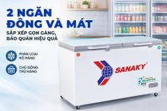 Tủ đông Sanaky Inverter 365 lít VH-5699W4K ảnh 4