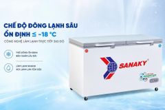 Tủ đông Sanaky Inverter 365 lít VH-5699W4K ảnh 3