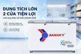  Tủ đông Sanaky Inverter 410 lít VH-5699HY4K 