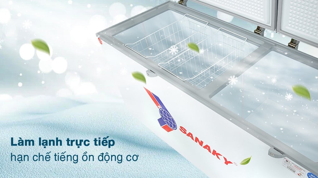 Tủ đông Sanaky Inverter 485 lít VH-6699W3 – ảnh 3