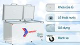  Tủ đông Sanaky Inverter 485 lít VH-6699W3 