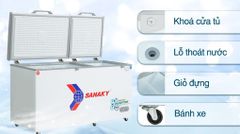 Tủ đông Sanaky Inverter 485 lít VH-6699W3 ảnh 6