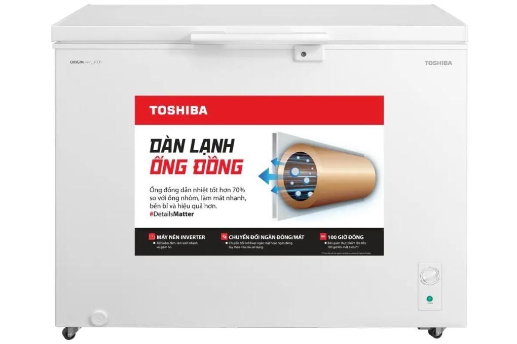 Tủ đông Toshiba Inverter 293 lít GR-RC390CM-PMV(01)
