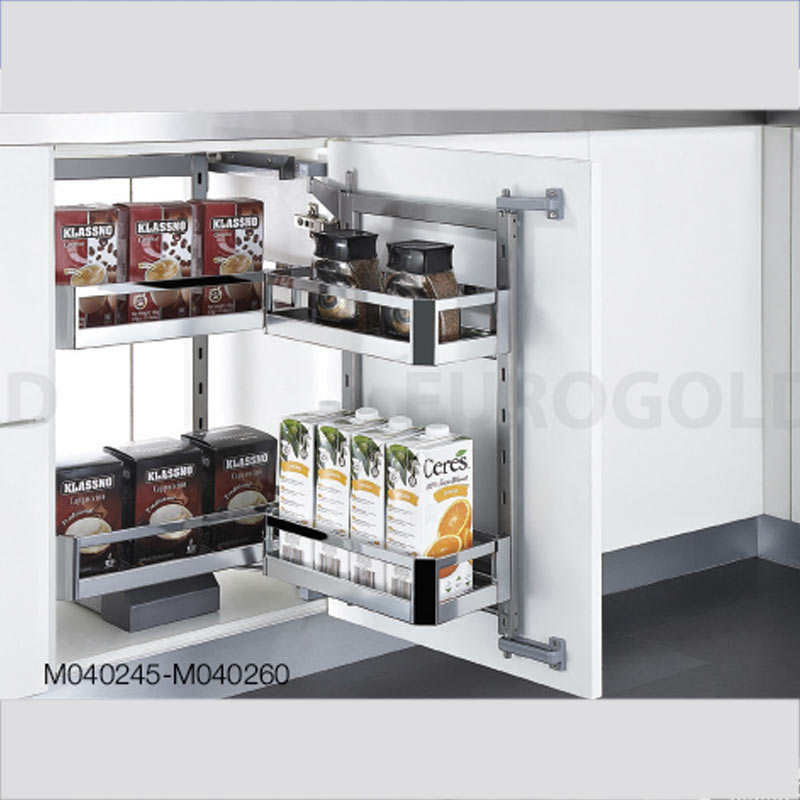 Tủ kho 2 tầng Eurogold M040260 - Inox, 60cm