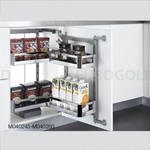 Tủ kho 2 tầng Eurogold M040260 - Inox, 60cm