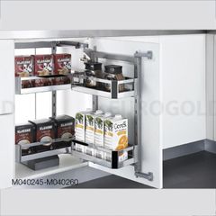 Tủ kho 2 tầng Eurogold M040245 - Inox, 45cm