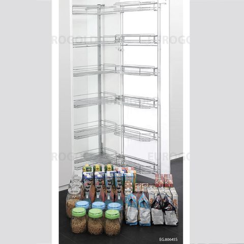 Tủ kho 6 tầng Eurogold EP80660 - Inox, 60cm