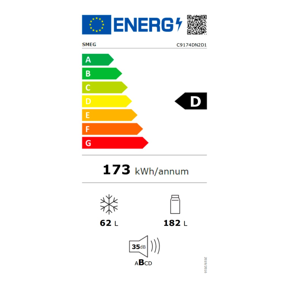 Tủ lạnh âm tủ Inverter Smeg 244 lít C9174DN2D1 Universale – ảnh 7
