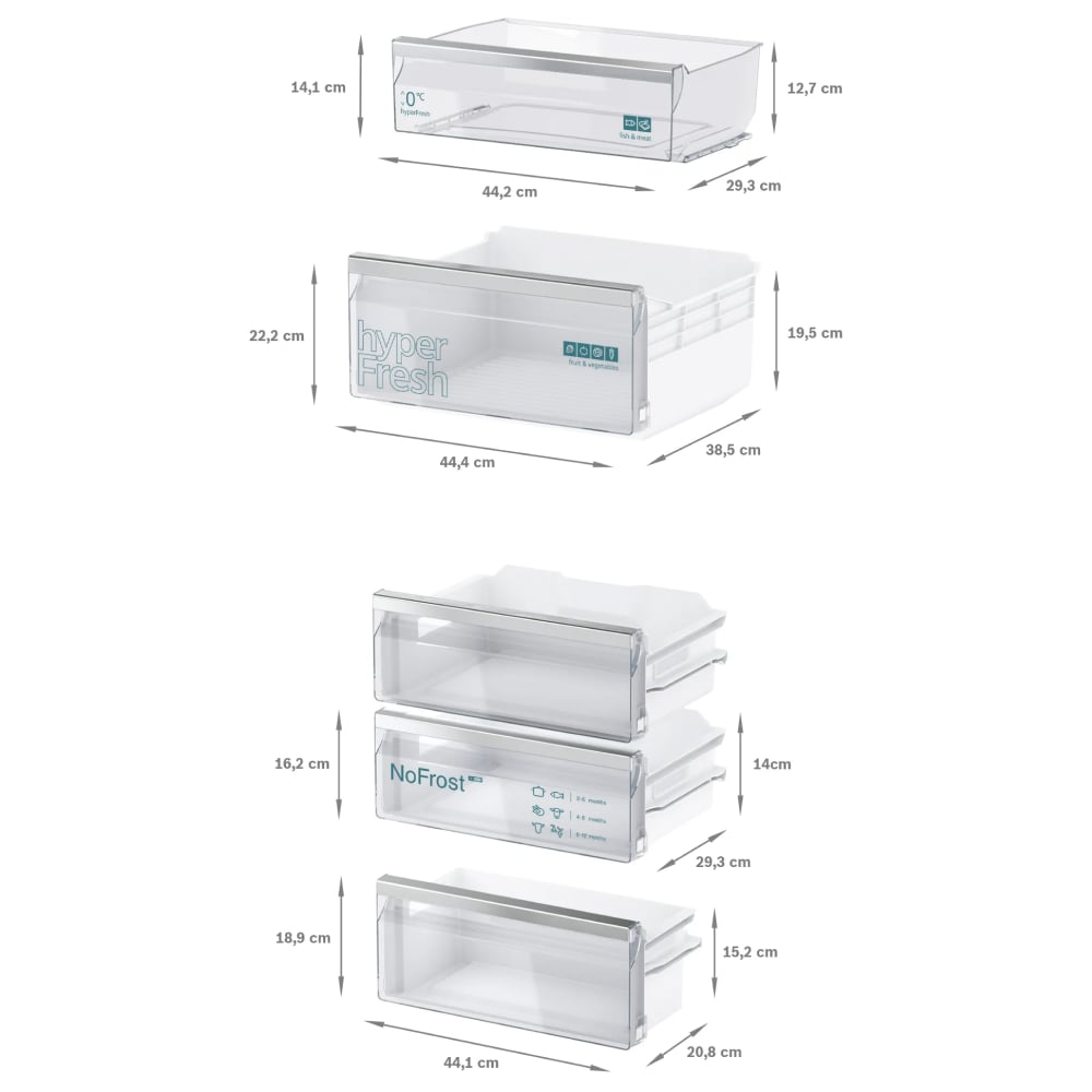 Tủ lạnh âm tủ Siemens 260 lít KI86NADD0 iQ500 – ảnh 7