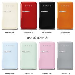 Tủ lạnh mini Smeg 34 lít FAB5xxx6 màu trơn ảnh 2