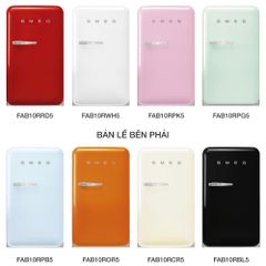 Tủ lạnh mini Smeg 122 lít FAB10RRD5 màu trơn ảnh 2