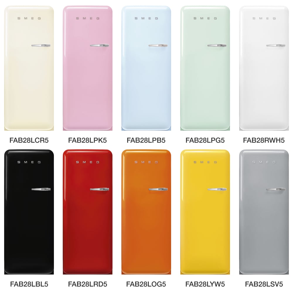 Tủ lạnh Smeg Inverter 270 lít FAB28 màu trơn – ảnh 4