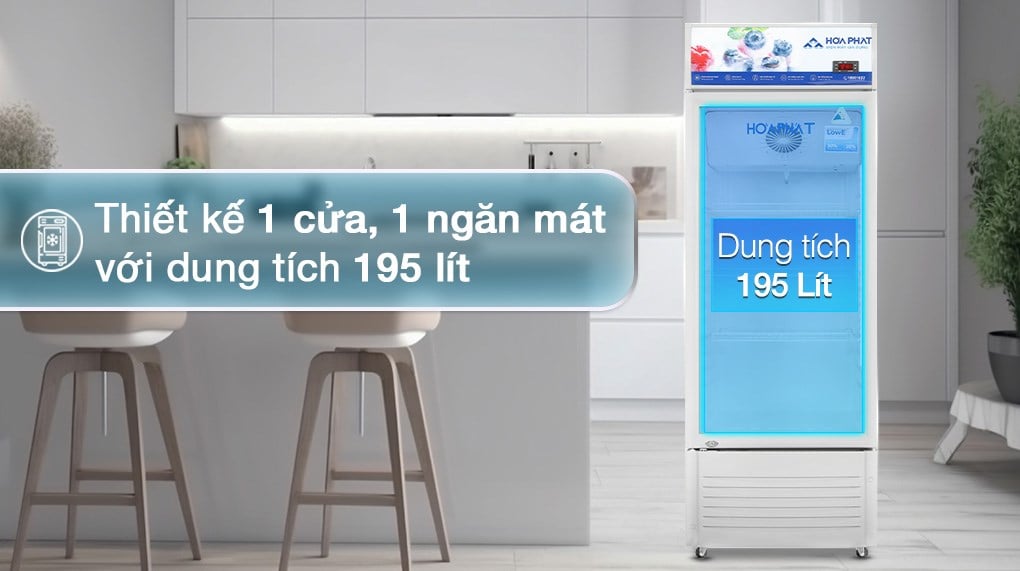 Tủ mát Hoà Phát 195 lít HSR D6195 – ảnh 3