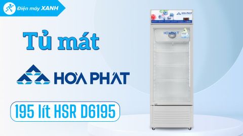 Tủ mát Hoà Phát 195 lít HSR D6195