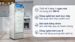 Tủ mát Hoà Phát 280 lít HSR S6280 ảnh 2