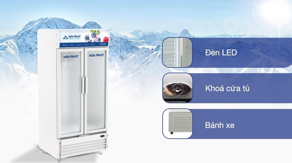 Tủ mát Hoà Phát D8812 Tủ mát Hoà Phát D8812