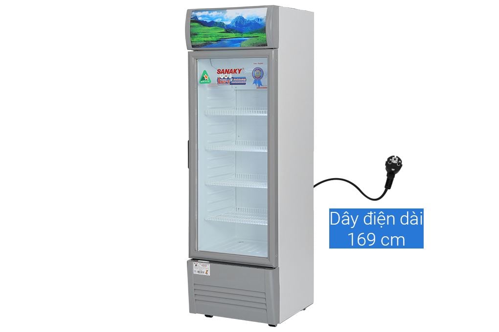 Tủ mát Sanaky TM.VH258KL - bên trong