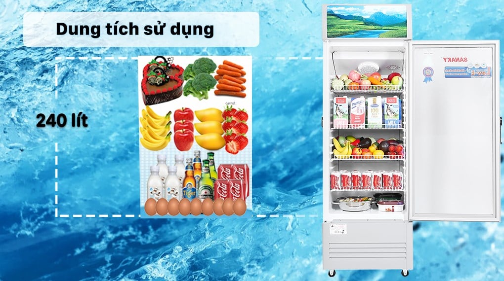 Tủ mát Sanaky 240 lít TM.VH308KL – ảnh 6
